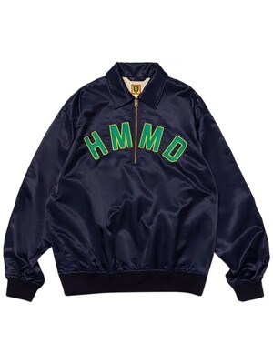 24SS 휴먼메이드  남성 하프집 풀오버 네이비 HM27SH007 BPG