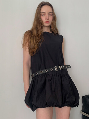 Pumpkin Sleeveless Mini Dress (3colors) VDRESS_005