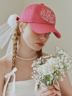 Our days ball cap_pink