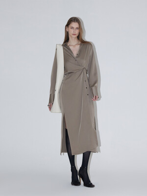 Shirts Wrap Dress