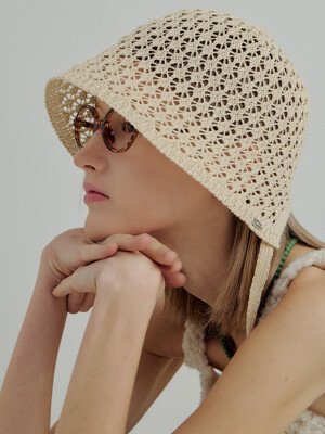 Lasa punching bonnet hat_3color