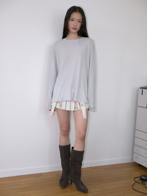 SUMMER LONG SLEEVE T-SHIRT_LIGHT GREY