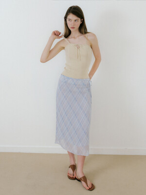 Check Midi Skirt_2Color