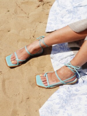 Flip-flop strap sandals Mint