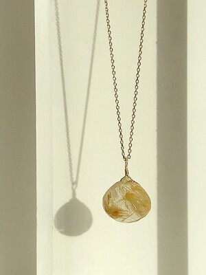 Lemon Quartz necklace [silver925]