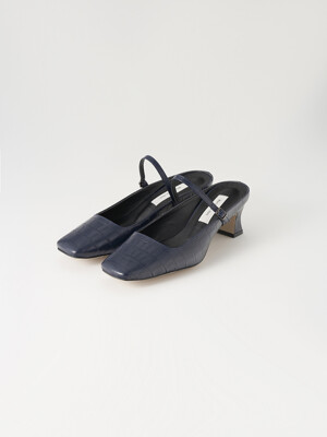 넬라 뮬 - 5cm navy wani