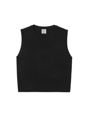 H Knitted Top Black