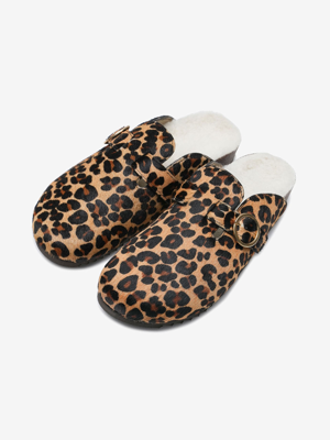 LIMITED MULE CASUAL - LEOPARD