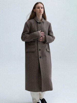 2way rapel wool coat (brown)