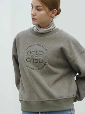 Boucle Logo Sweatshirt _Khaki