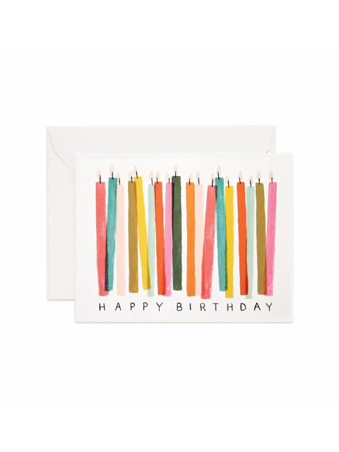 문구 - 라이플페이퍼 (RIFLE PAPER) - 라이플페이퍼 Birthday Candles Card 생일 카드