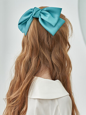 ribbon hair pin - ㅡmint