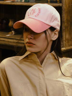 [단독] Round Logo Ball Cap (Pink & Cherry Blossom)