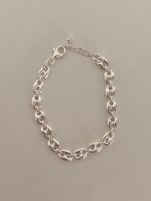 silver925 plum bold bracelet