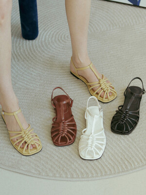 ljh7007 T-strap sandals _ 4colors