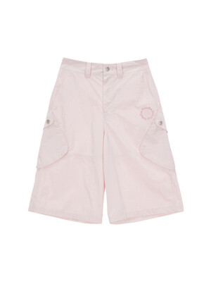 CARGO BERMUDA PANTS IN LIGHT PINK