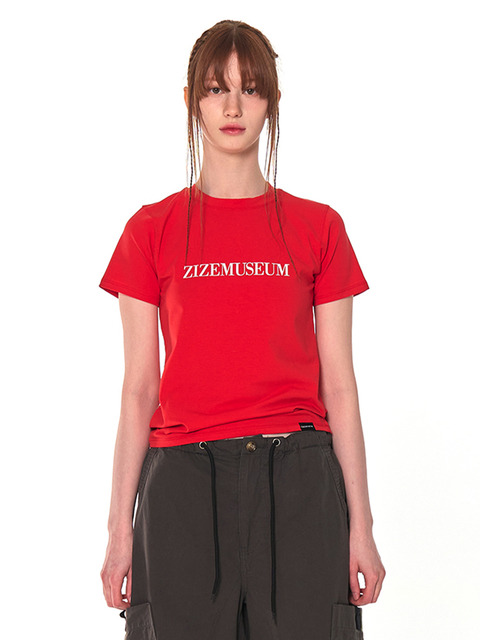 IVE 着用[ ZIZEMUSEUM] V LINE SPORTY T-SHIRTS (2 color) IVE 着用[ ZIZEMUSEUM] V LINE SPORTY T-SHIRTS (2 color