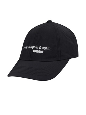 WEAR ME AGAIN & AGAIN NYLON CAP(BLACK)