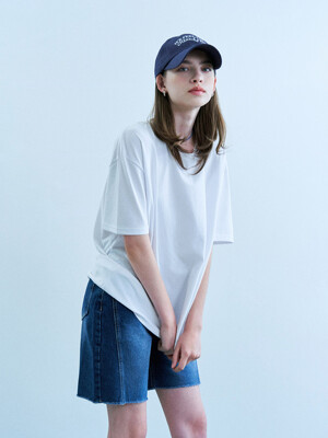 Back label basic AD t shirts - white