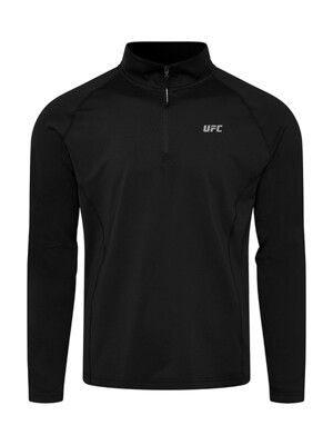 UFC 퍼펙트 레귤러핏 긴팔 티셔츠 블랙 U4LSU3104BK