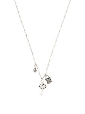 [silver925] vintage key necklace