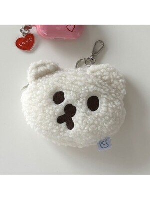 Cloud muffin pouch key ring