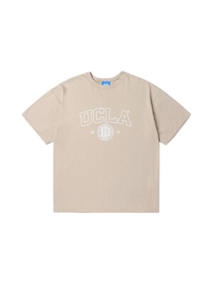 여성 UCLA 워싱 반팔 티셔츠[BEIGE](UA4ST5A_25)