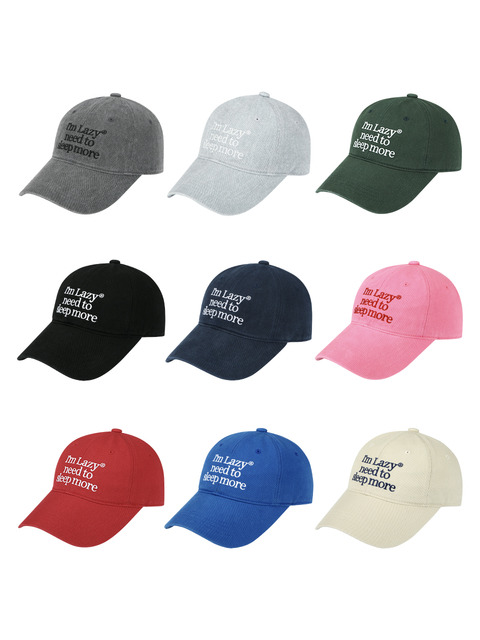 레이지지 Sleep More Washing Ball Cap(9colors)