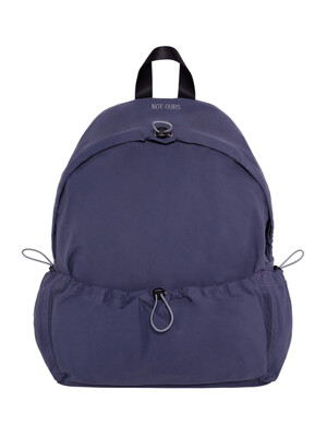 100% Recycled nylon backpack | Washed navy