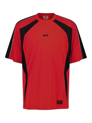 UFC 블레이즈+ 릴렉스핏 반팔 티셔츠 레드 U4SSV2309RE