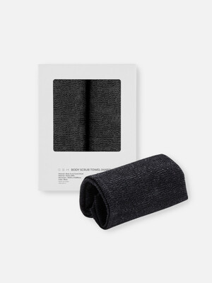 GBH HOME BODY SCRUB TOWEL HARD 2EA SET
