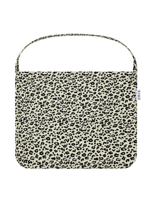 22Y LEOPARD CORDUROY ECO BAG-IVORY