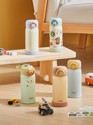 [써모스] 원터치 텀블러 마이디자인 보틀3 JNR-352K (350ml) 기본스티커포함