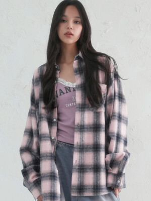 Peter Check Shirt PINK