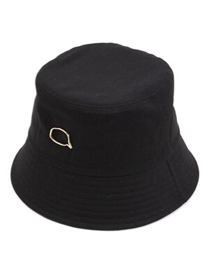 GD Bubble Black Drop Bucket Hat 버킷햇