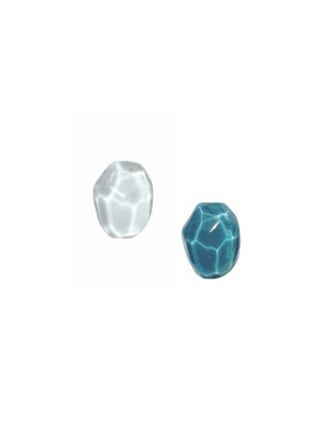 Wave Earring_Small Blue