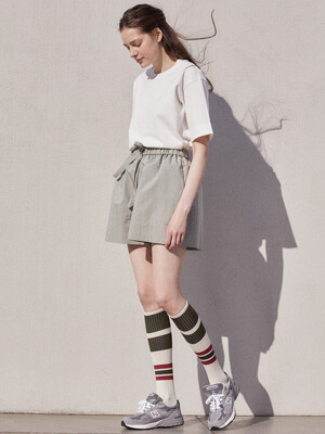 Banding shorts (khaki)