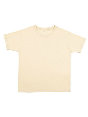 Basic stitch tee_yellow