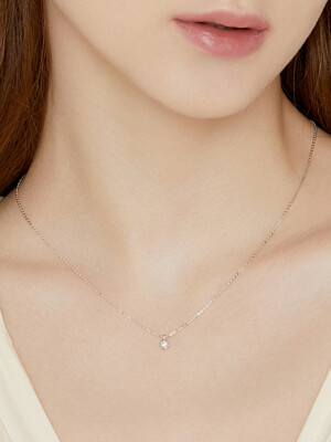 MARIEBEL 14K 1부 다이아 목걸이 (JJMBND3BS781W4420)