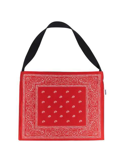 에코/캔버스백 - 무디디 (MUDIDI) - Paisley canvas bag 001 Red