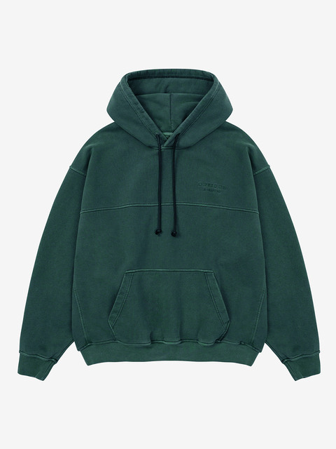티셔츠 - 디프리크 (D.PRIQUE) - Washed Hoodie - Forest Green