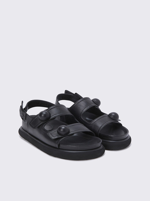 샌들 - 슈콤마보니 (SUECOMMA BONNIE) - Orb sandal(black)_DG2AM23006BLK
