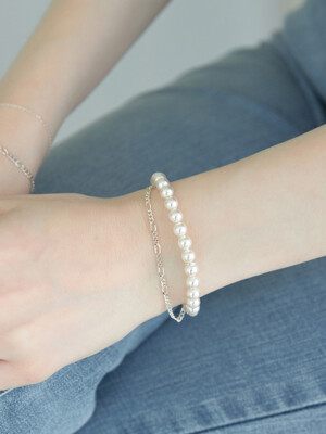 Ever Swarovski Pearl 925 Silver Bracelet