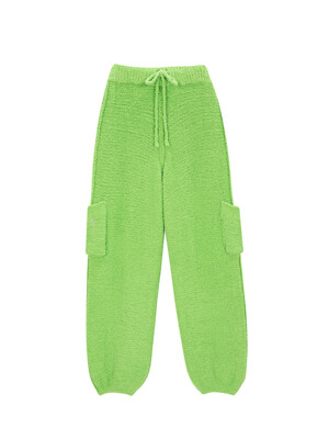 Wide Cargo Jogger Pants_lime