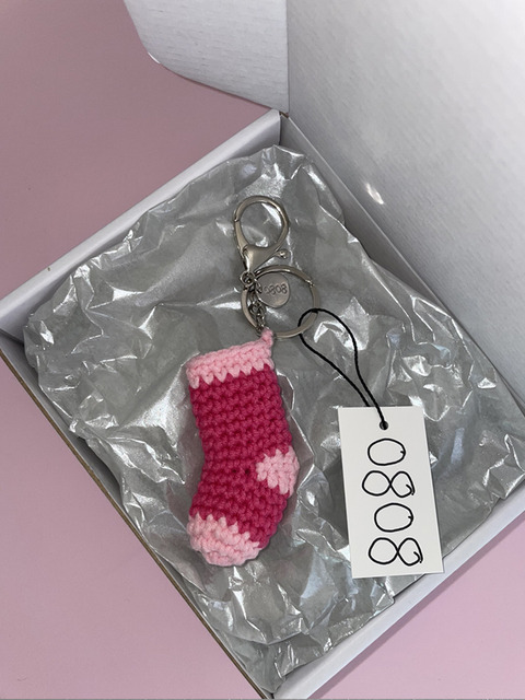 백액세서리 - 제로에잇제로에잇 (ZERO EIGHT ZERO EIGHT) - mini socks keyring (03)