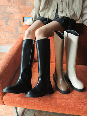 csy560 basic long boots _ 3colors
