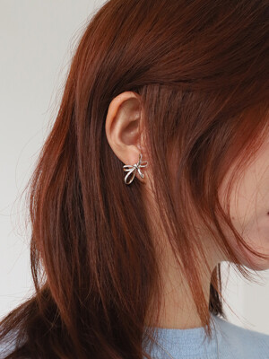 [silver925] The Ribbon Earring / 2color