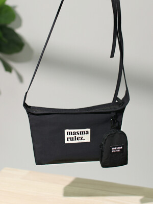 Travel sacoche bag _ black