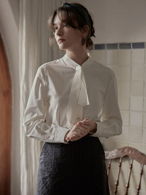 PM_Elegance collarless shirt