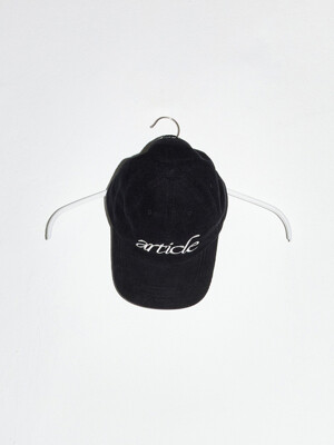 ARTICLE CORDUROY CAMP CAP - BLACK